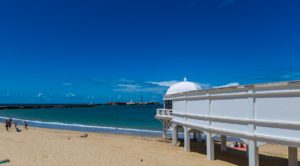 La Caleta, the city beach of Cádiz