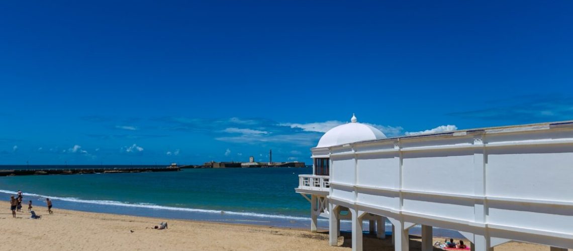 La Caleta, the city beach of Cádiz